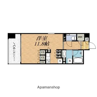 ガリレイ新町(北棟)【3階】の間取り