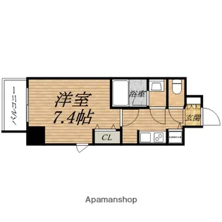 ララプレイス大手通LD【9階】の間取り