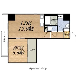 レジディア堺筋本町【10階】の間取り