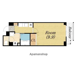 ドーム千代崎【3階】の間取り