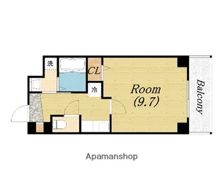 ドーム千代崎【3階】の間取り