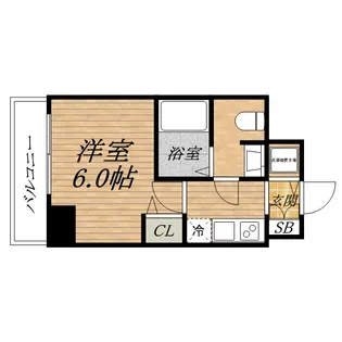 スワンズシティ堺筋本町【11階】の間取り