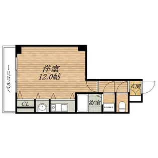 リーガル北心斎橋【10階】の間取り