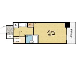 ユニーブル靭公園 【7階】の間取り