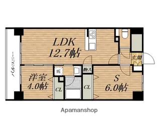 リンデンプラザ心斎橋【5階】の間取り