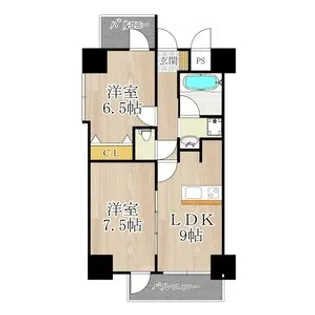 BGC難波タワー【4階】の間取り