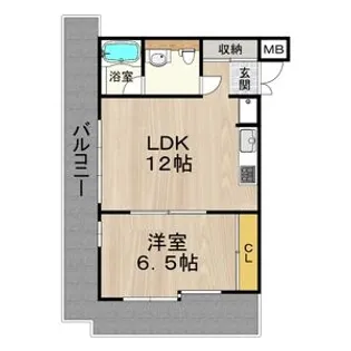 グラスホッパー【4階】の間取り