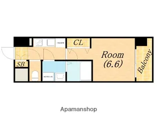 レジュールアッシュ九条【11階】の間取り