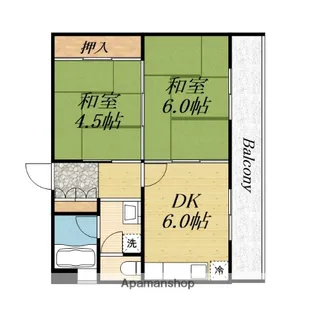 ビラ・イノウエ【4階】の間取り