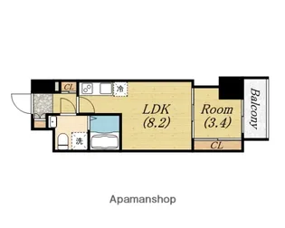 セレニテ本町グランデ【13階】の間取り
