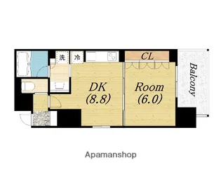 リーガル南堀江【3階】の間取り