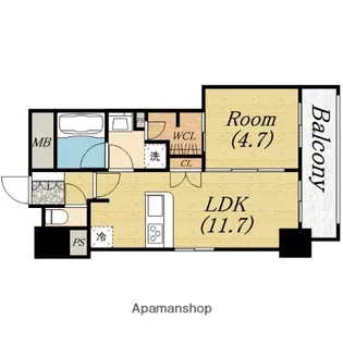 アーバネックス本町【3階】の間取り