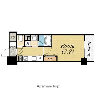 アーバネックス本町【13階】の間取り