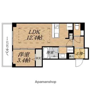 アーバネックス本町【10階】の間取り