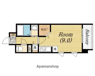 レジディア靱公園【2階】の間取り