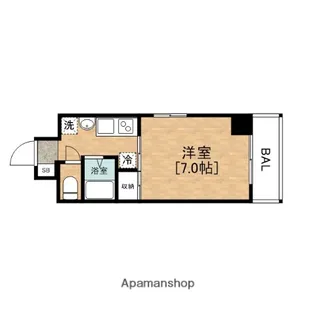 北堀江GGR【9階】の間取り