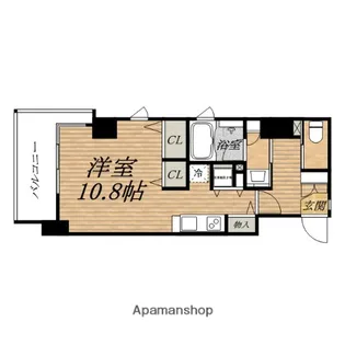 アーバネックス北浜【12階】の間取り