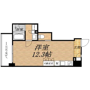 アーバネックス北浜【2階】の間取り