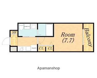 アドバンス大阪ドーム前【8階】の間取り