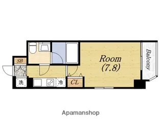 アーデン京町堀ウエスト【2階】の間取り