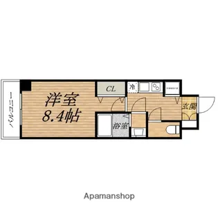 プレサンス本町エクストラ【9階】の間取り