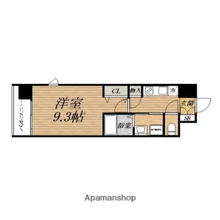 エイペックス上本町【5階】の間取り