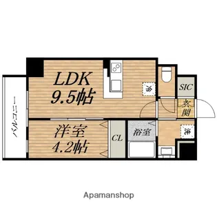 LA MAISON VERTE【8階】の間取り