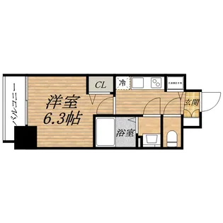 プレサンス高津公園ディオ【7階】の間取り