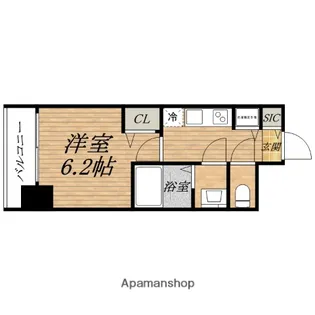 プレサンス高津公園ディオ【9階】の間取り