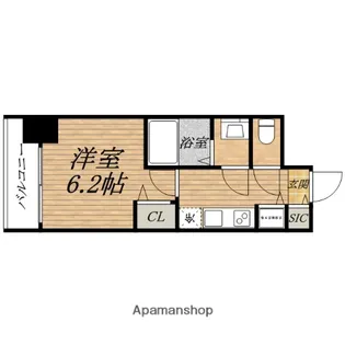 プレサンス高津公園ディオ【4階】の間取り