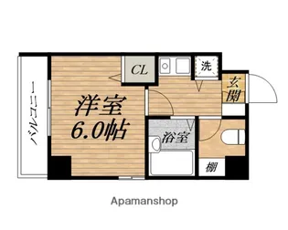シティライフディナスティ日本橋【7階】の間取り