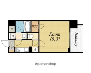 セイワパレス京町堀【9階】の間取り