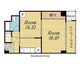堀江テラス【5階】の間取り