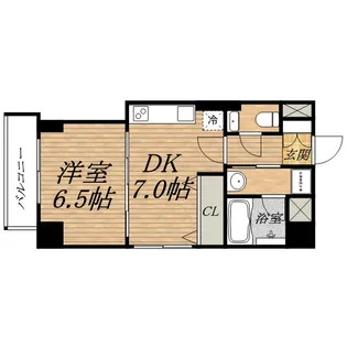 エルブ南船場【10階】の間取り
