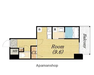 プレサンス立売堀パークシティ【5階】の間取り