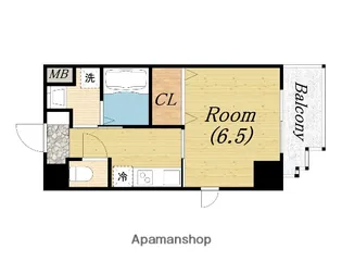 アール大阪グランデ【8階】の間取り
