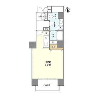 アクア福島【0301号室】の間取り