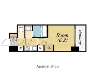エステムコートディアシティWEST【4階】の間取り