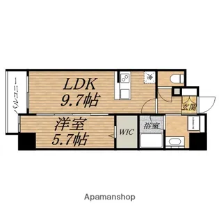 ドミツィール福【3階】の間取り