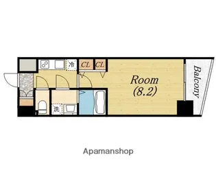 1Kの間取り画像