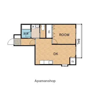 白百合グランドシャトー【3階】の間取り