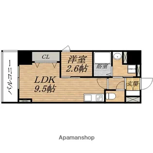 サンフォリア大手前【7階】の間取り