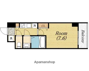スプランディッドキャトル【12階】の間取り