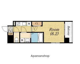 エスリード本町靱公園RESIDENCE【6階】の間取り