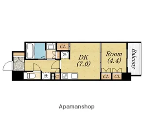 コンフォリア北堀江一丁目【3階】の間取り