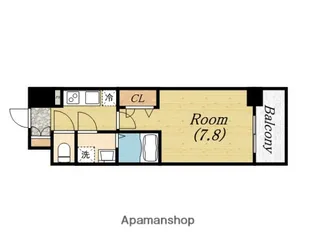 エスリード中之島クロスゲート【3階】の間取り