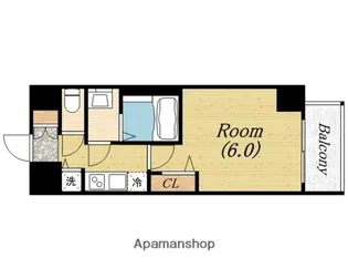 ファステート大阪ドームシティ【13階】の間取り