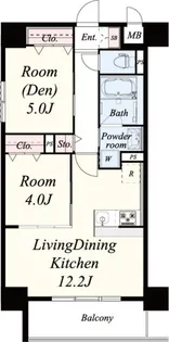 フェリースヴィダ福島【6階】の間取り