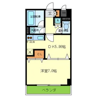 メゾン・ド・成屋大阪【3階】の間取り