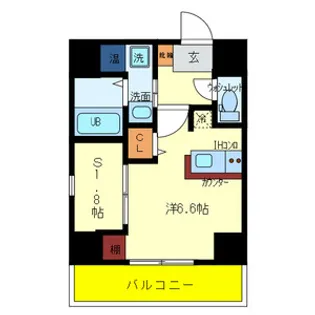 ONLYONE梅田北【7階】の間取り